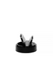 Custom Plastic Injection Mold Manufacturers Plastic Flapper Cap with Black Color PE Material