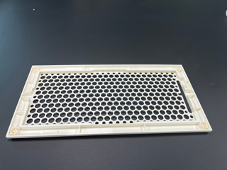 Custom Injection Molded Plastic Vent Cover Air Grille for Building and Equipment Ventilation
