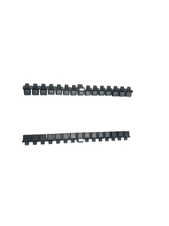 Custom OEM Injection Molded Plastic Key Bar Multi-Key Strip with Backlight Capability for Industrial Control & Consumer Electronics