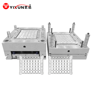 Heavy-Duty Plastic Injection-Molded Grid Tray: Ventilated Storage and Circulation Solution