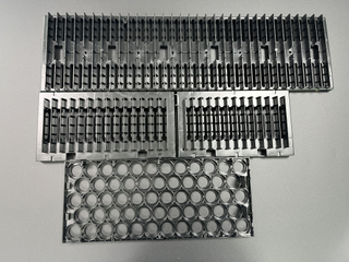 Injection-Molded Anti-static Electronic Components Tray with Hot Runner Cold Runner PP Material