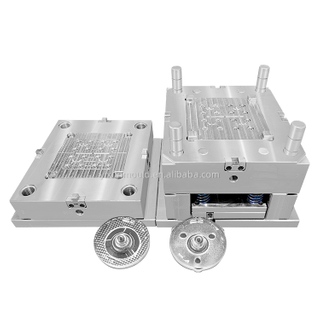 8+8 Cavity CNC Mold Maker Injection Mold for High Transparent Lens PMMA Material