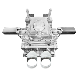 1+1 Hot runner Mold Maker Injection Mold for Helmet PA6 PE PC Material