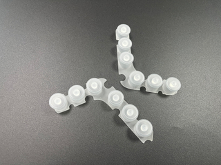 L-Shaped Connected Plastic Stoppers Injection-Molded Laboratory & Medical Seals