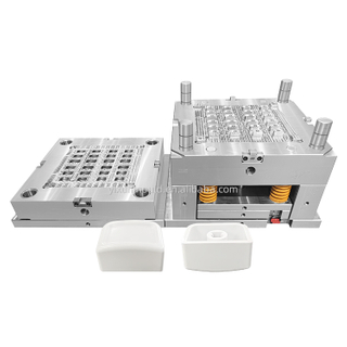 Durable Multiple Cavity Injection Mold for Cosmetic Container Caps Plastic Part PA6 PVC ABS Material