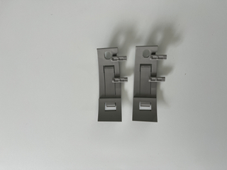 Precision Injection-Molded Plastic Buckle and Mounting Bracket (Pair)