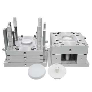 Plastic Molding Cold Runner Hot Runner Bulb Base Diffser PC ABS 1+1 Cavities