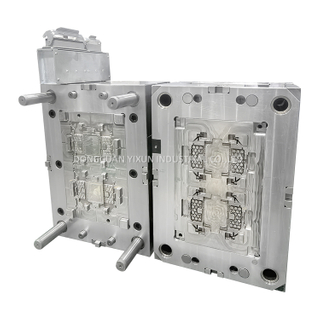 CNC Injection Mold Cold Runner with Polished Finish POM PA6+ 30GF Material