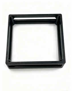 Custom Black ABS Precision Injection Molded Plastic Frame Industrial Injection Molding Manufacturing