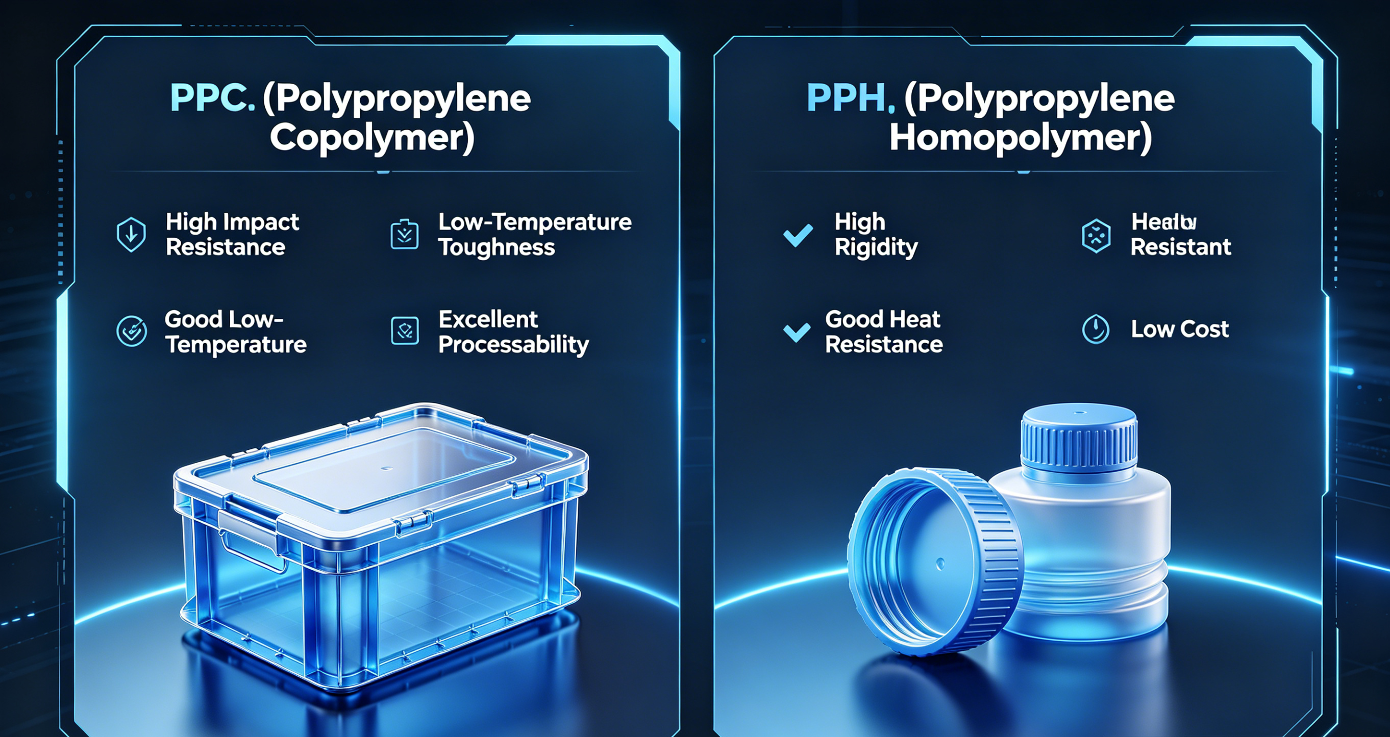 PP Homopolymer vs Copolymer: Key Differences & Injection Molding Applications