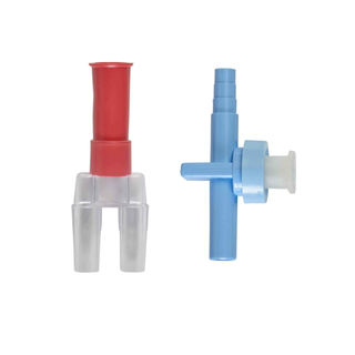 1+4 Cavity Injection Plastic Mold for Suction Valve And Fixed And Flexible Adapter PA6 ABS PP Material