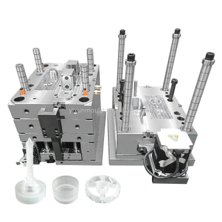 Injection Plastic Mold Maker Plastic Container 1+1+1 Cavity PP PS Material