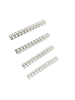 High Precision Custom Injection Molded 1*4 PMMA Material Terminal Block