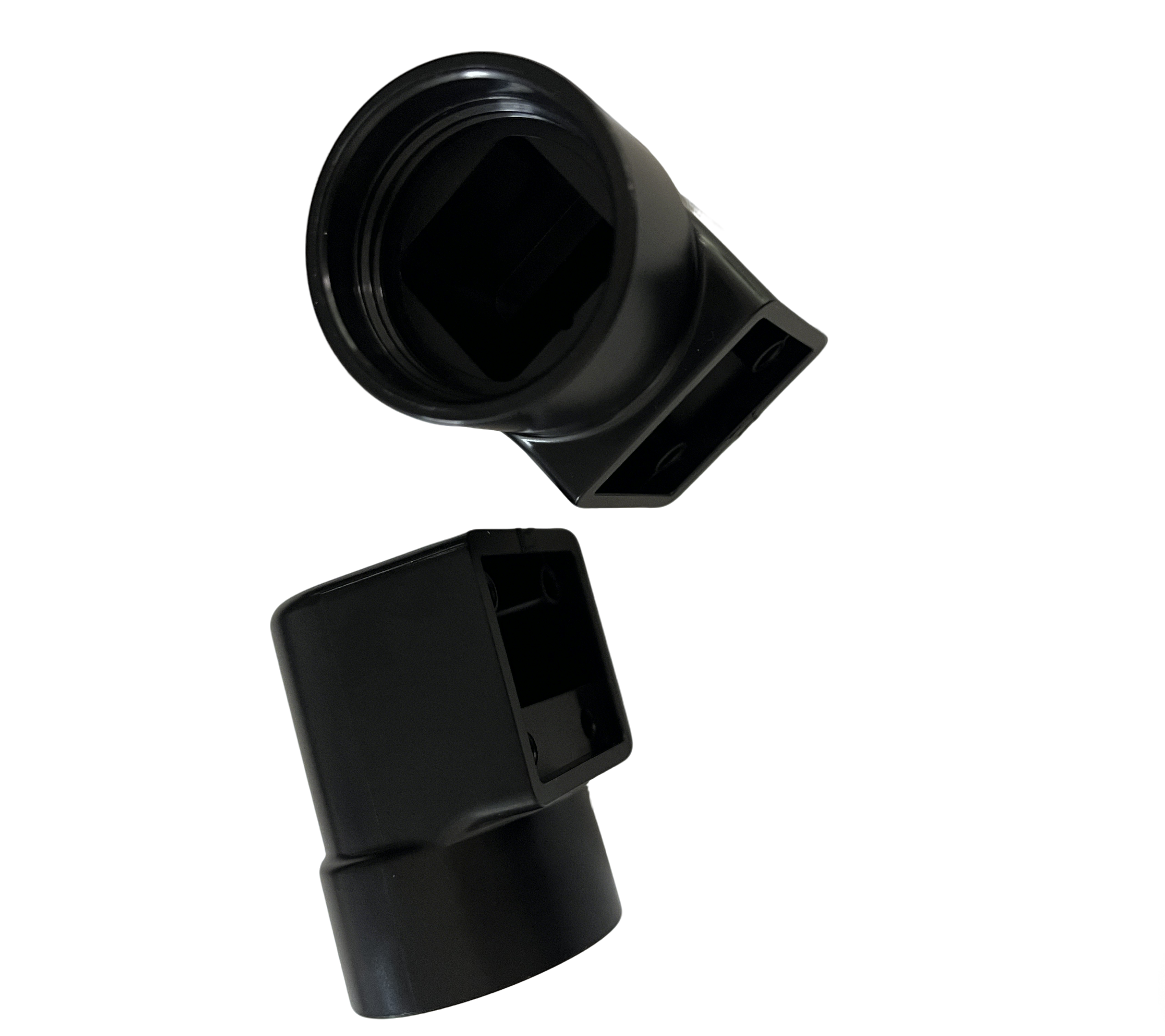 OEM Injection Molding Black Plastic Pipe Connector: Precision Injection-Molded Pipeline Fitting PP ABS Material OEM Injection Molding Black Plastic Pipe Connector: Precision Injection-Molded Pipeline Fitting PP ABS Material