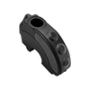 Dural Material 1+1+1 Cavity PA66+TPE Large Sprue Side Gate 738H Steel Bracket And Button Over Mold Integrated Tool