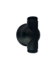 PA66+30%GF 1*1 Mold Cavity Direct Sub Gate HRC48-52 Mold Steel And VDI27 Surface Finish Three-way Molding Part Pipe Fitting Manufacturing Mold