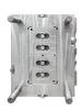 1*4 Cavity PP S136 HRC48-52 steel texture and polished surface Plastic filter Components Injection Plastic Mold