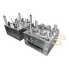 1+1 Cavity PA66+30GF Pin-point Gate 1.2344 HRC48-52 Steel VDI27-30 Surface Finish Industrial Moulds Superior Plastic Container Cap Injection Molding