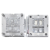 2+1+1 Mold Cavity FDA Grade ABS Side Gate Submarine Runner 738H HRC35-40 Steel SPI B2 Texture Plastic Panel Mold 