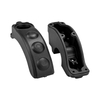 Dural Material 1+1+1 Cavity PA66+TPE Large Sprue Side Gate 738H Steel Bracket And Button Over Mold Integrated Tool