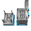 1*2 Cavity PC+UV Protection Pin Point Gate Polished Mold And Core Spot Lamp Lens Plastic Mould