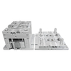 1*4 Cavity Plastic Switch Panel Mold PC Material Large Sprue Horn Gate Mold Runner 1.2083ESR HRC48-52 Mold Steel Cavity High Gloss Switch Cover Plate Tooling