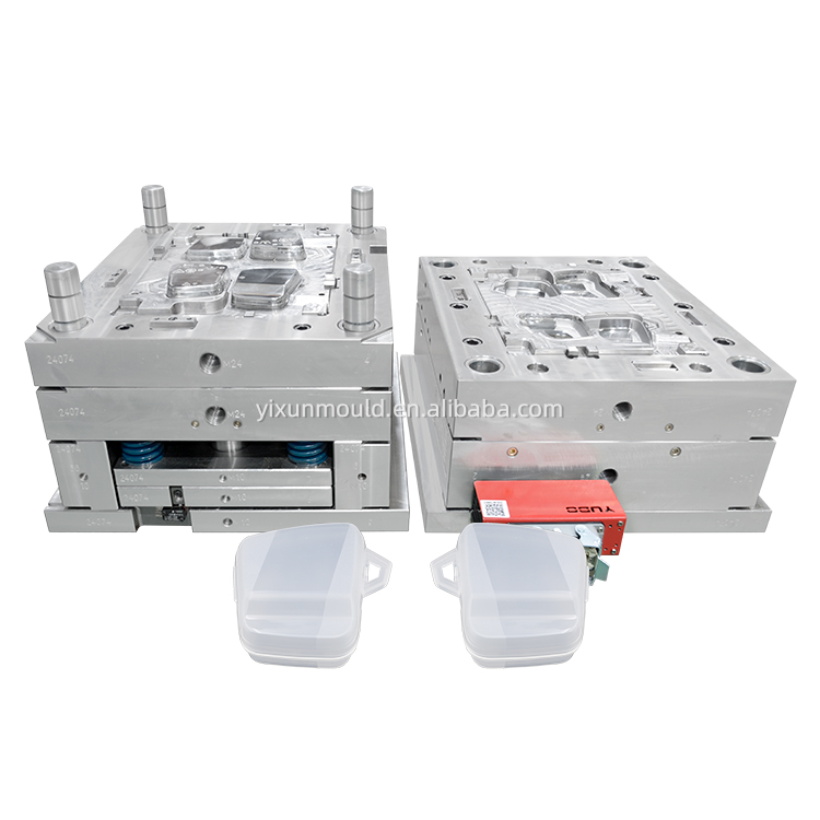 1*2 Cavity Transparent PP Food Grade injection moulding