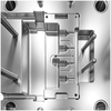 1*4 PP Material S136 HRC48-52 Mold Steel Polished Cavity Submarine Gating Bended Connecter with Valve Custom Molding