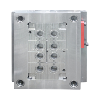 1*4 LDPE S136 HRC48-52 Mold Steel Cavity VDI 21 Finish Polished Core Plastic Filter Cover Plastic Mold