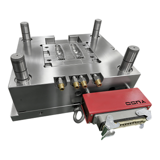 1*2 Mold Cavity PP And TPE 1.2344 HRC48-52 Mold Steel Front And Back Texture VDI24 Finish Platic Components Molding