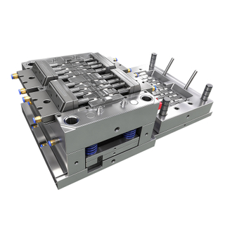 1*8 Cavity PP Material Large Submarine Gate S136 HRC48-52 Steel Polished Cavity T- Cylinder Tooling Mould