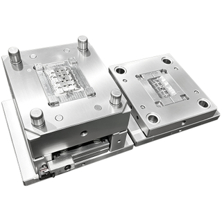 High‑Efficiency 8 Cavity Blue TPE Housing Screw Cover Injection Mold Soft Touch Plastic Screw Cap Injection Mould