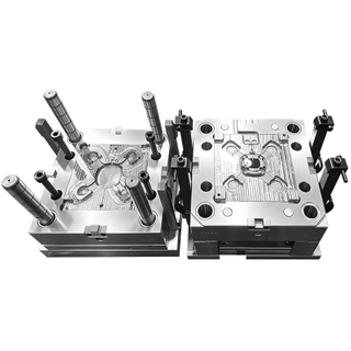 High Precision Blue TPE Medical Main Body Overmolding Frame Injection Mold 