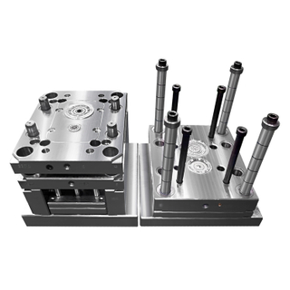 Strict Appearance Control 1+1 HDPE and TPU Overmold Plastic Cap Mold One Step Intergrated Injection Mold 
