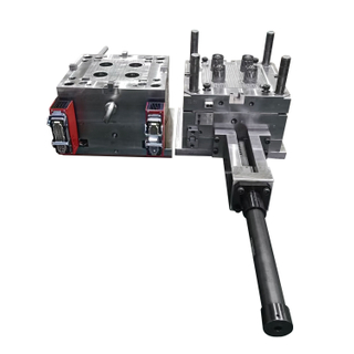 Custom Plastic 1*4 Cavity ABS Cavity Hot Runner Injection Plastic Mold NAK80 Mold Steel Plastic Filter Thread Parts Mould