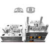 ISO13485 Certification 1+1+1 Submarine Gate for Large Sprue 738H HRC35-40 Steel Transparent Medical Grade PC Luminous Button Shroud Mold
