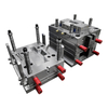 ISO9001 Certificated 2+2 cavity OEM Mold Service PP white Pin-point gate 2083 HRC48-52 mold steel Plastic Screw axis or Axis covers Mould 