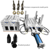High-Volume Cosmetic Packaging Production 16 Cavity PP Injection Mold Cosmetic Lipstick Cap Cover High Precision Hydraulic Core Pulling Tooling 