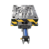 1*2 Cavity PC+ABS Material Large Sprue Side Gate Mold Runner 738H HRC35-40 Steel Gas Assisted Housing Handle Mold