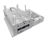 PP+30% Fiber Filler 6*1+2+2 Cavity Large Sprue Sub Gate Mold Runner NAK80 HRC37-43 Steel Cav and Core VDI 21 Mold Finish Building Blocks Mould