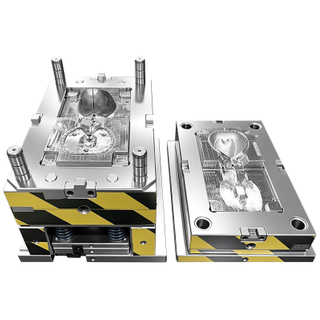 1+1 Cavity ABS Material Large Sprue Horn 738H HRC35-40 Mold Steel VDI 24 Mold Finish Charger Base Injection Mold 