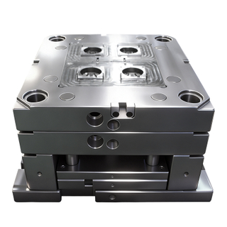 1*4 PC Large Sprue Horn Gate 1.2083ESR HRC48-52 Steel Core Oil Stone Finish Electrical Equipment Control Board Housings Injection Mold 