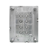 1*8 Cavity S136 HRC48-52 Steel Injection Plastic Mold S136 HRC48-52 Steel Polished Mold Finish PC Plastic Connector Mould