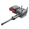 Custom Plastic 1*4 Cavity ABS Cavity Hot Runner Injection Plastic Mold NAK80 Mold Steel Plastic Filter Thread Parts Mould
