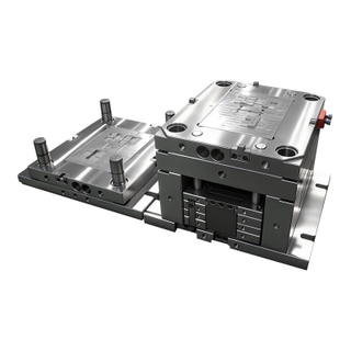 2+1 Cavity PC Large Sprue Horn Gate 1.2083ESR HRC48-52 Mold Steel Mirror Polish Mold Core Electrical Switch Panels Or Decorative Panel Mould