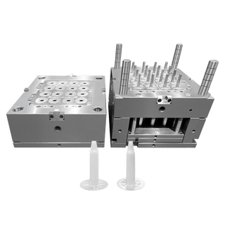 ISO9001 High Proficiency 1*16 Cavity LKM2344 HRC48-52 Steel Plastic Nail Injection Mould 