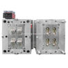 1*4 Cavity PA6+ 30GF Hot Runner 2083 HRC46-48 Mold Steel VDI 24 # Mold Finish Customized Plastic Mount Bracket Mould