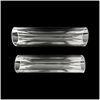 Ultra High Light Transmittance Crystal Clear without Bubbles Logo Printing Available PMMA Hollow Round Tube Plastic Injection Mold 