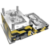 1+1 Cavity ABS Material Large Sprue Horn 738H HRC35-40 Mold Steel VDI 24 Mold Finish Charger Base Injection Mold 