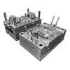 ABS Black 1+1 Cavity Mold Side Gate Side 2083H HRC30-36 Steel Cavity And Core Usual Fine Finishing Plastic Component Molding